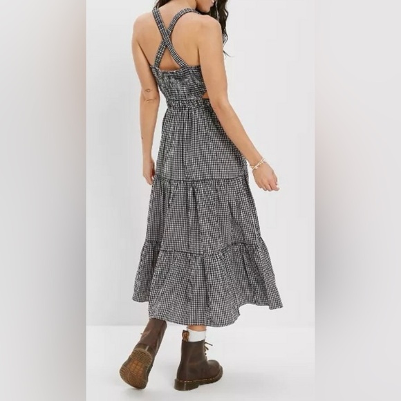 AE Gingham Midi Dress - Picture 2 of 5